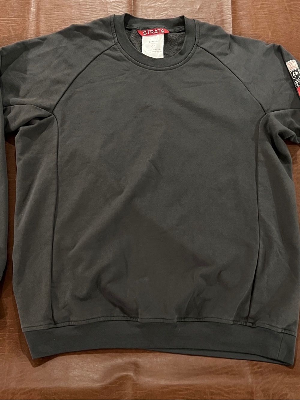 Strata Flame Resistant Gray SFX600 Arc Flash FR Long Sleeve Crewneck - Size XL